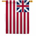 Guarderia 28 x 40 in. United State 1776-1777 American Old Glory House Flag with Double-Sided Banner Garden GU4075015